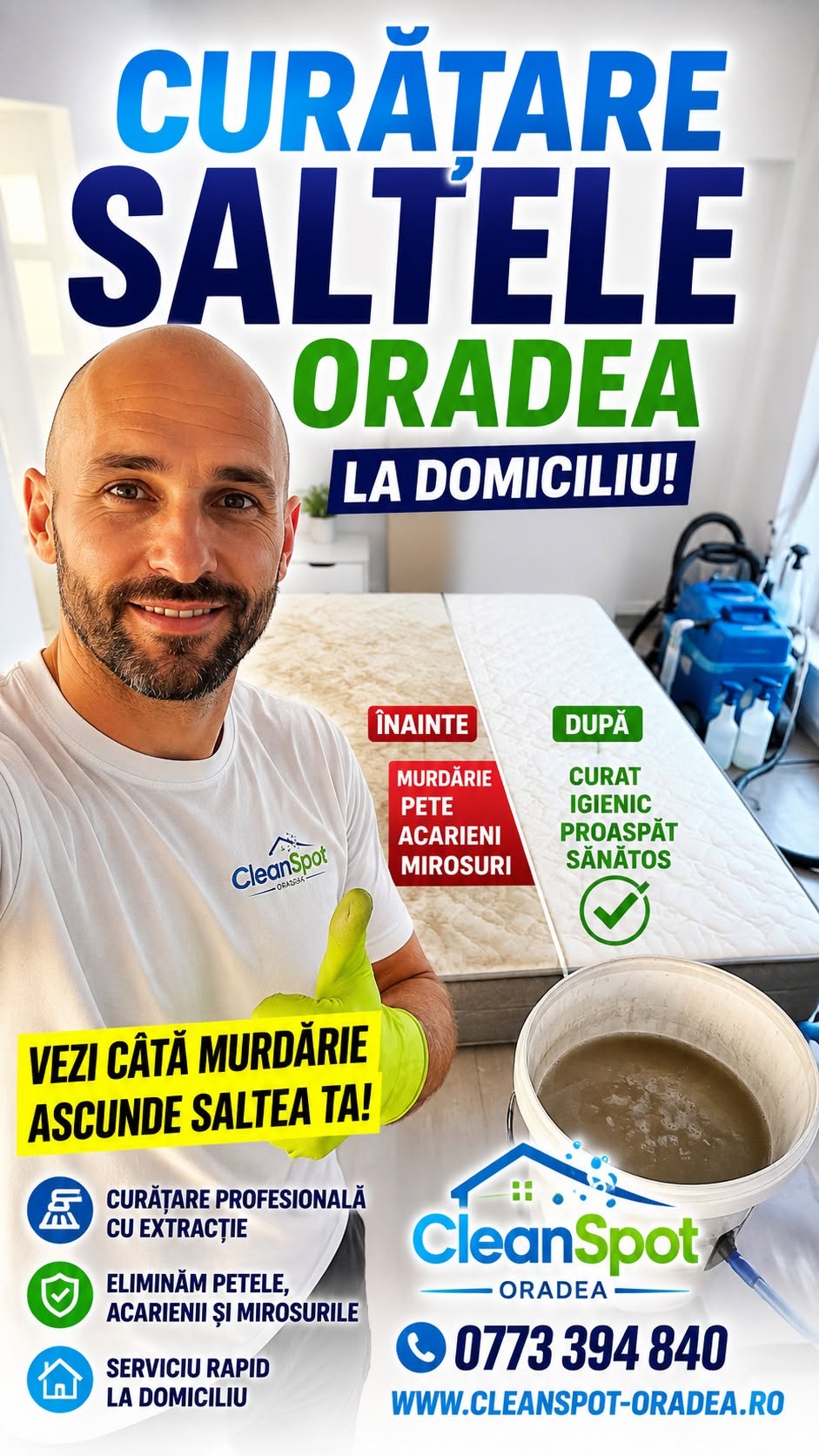 curatere saltele oradea